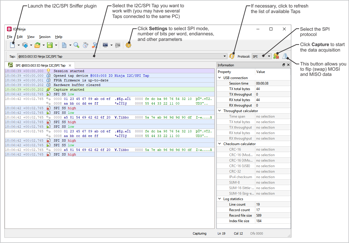 i2c-spi_tap_plugin_spi_mode