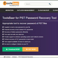 ToolsBaer PST Password Recovery Tool