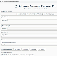 Softaken Freeware PDF Password Remover