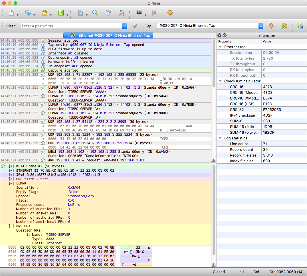 mac terminal emulator over ethernet