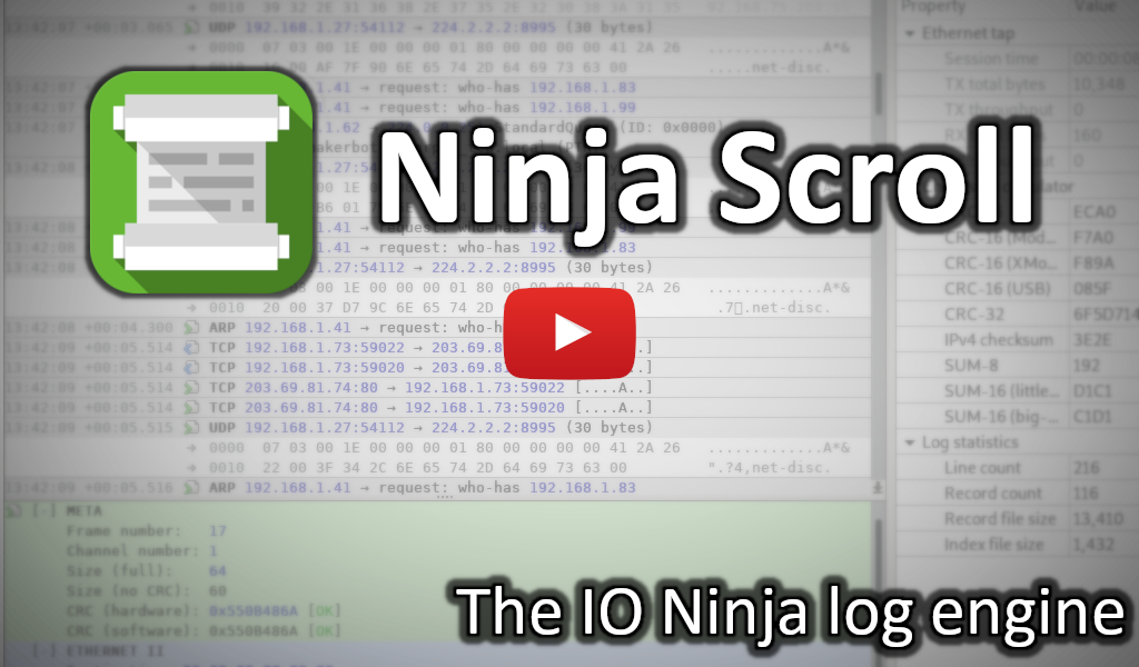 Ninja Scroll Logging Engine